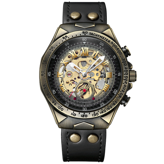 Men's Bronze Automatic Mechanical Watch