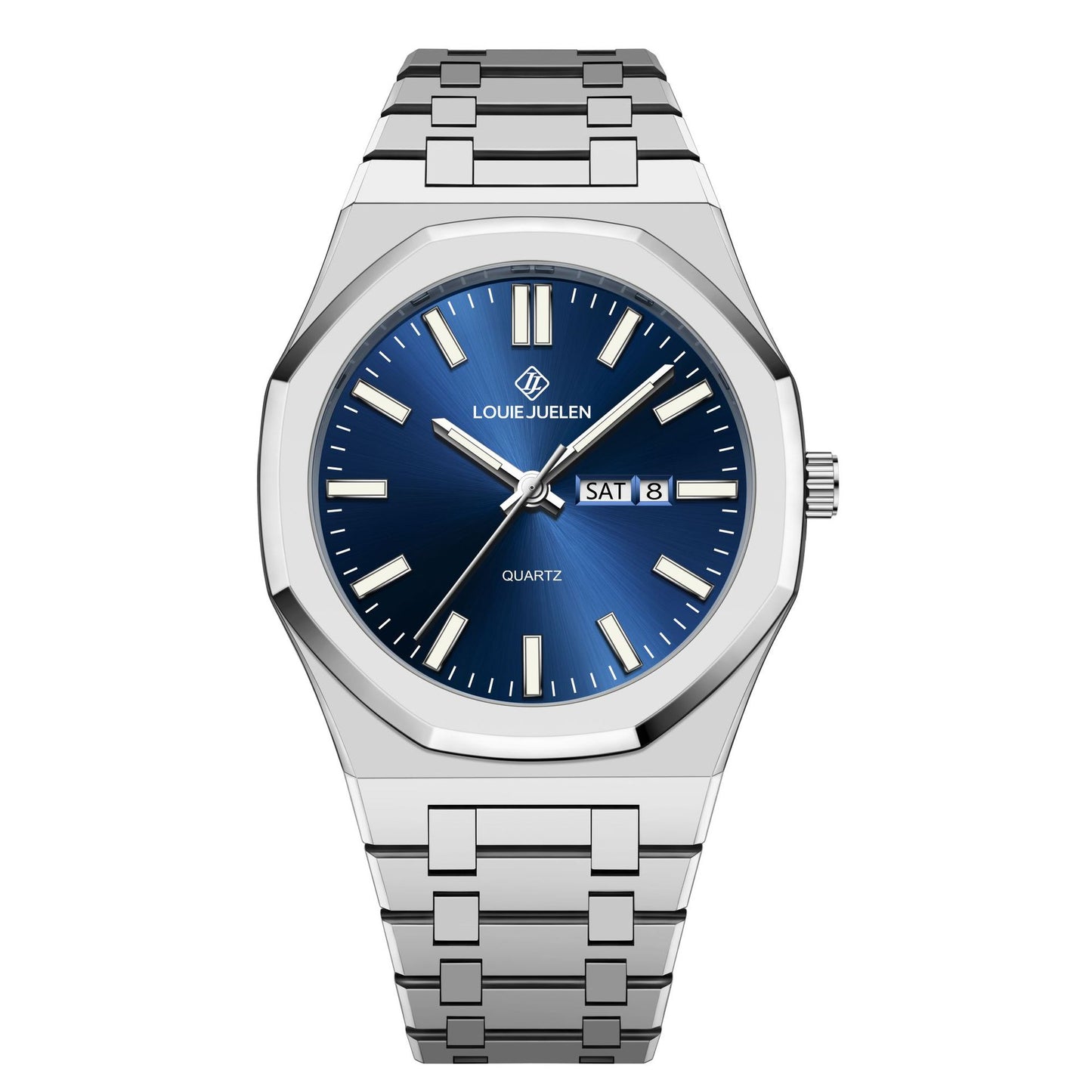 Quartz Watch Double Calendar Versatile Men's Business Watch