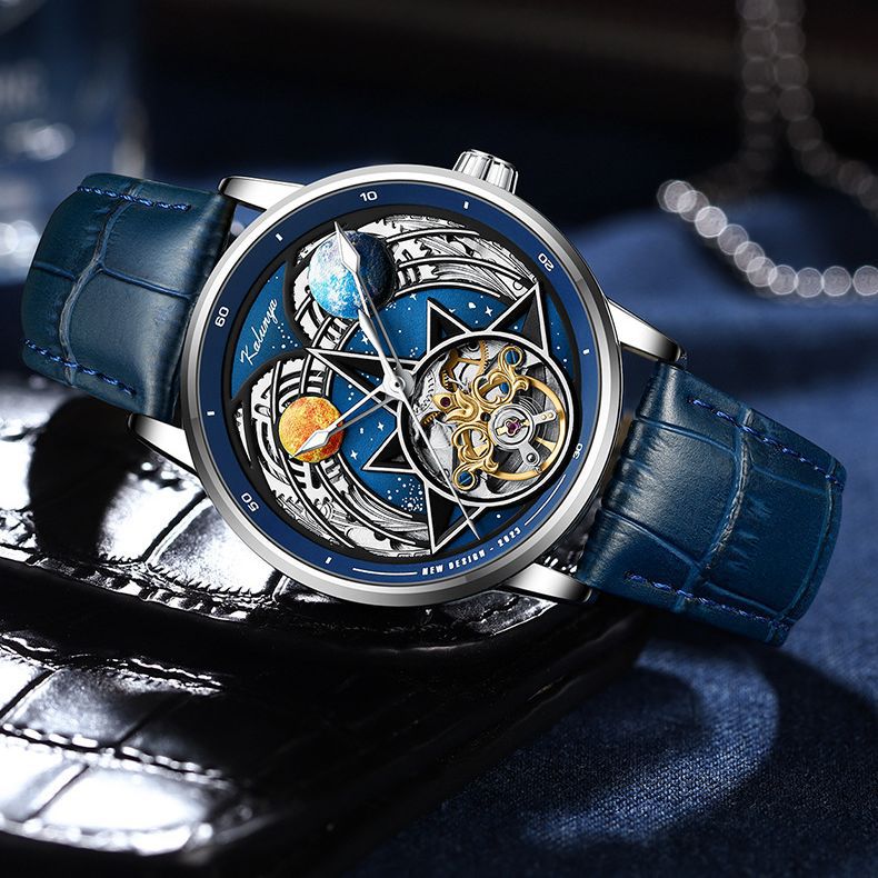 Men's Personalized Star Series Dial Mechanical Watch