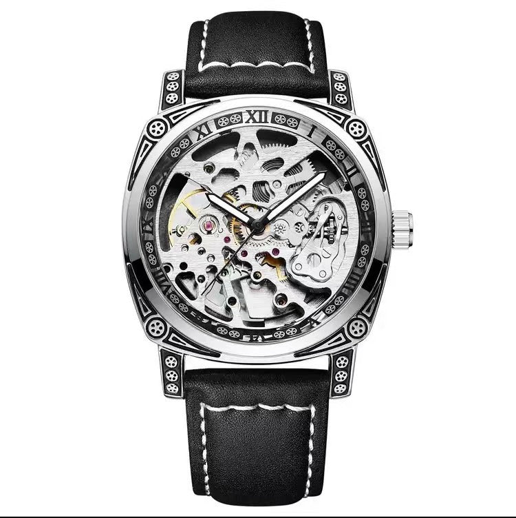Men's automatic mechanical watch hollow luminous