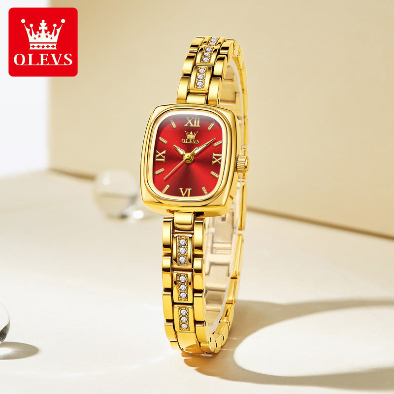 Women's Square Minimalist Quartz Watch