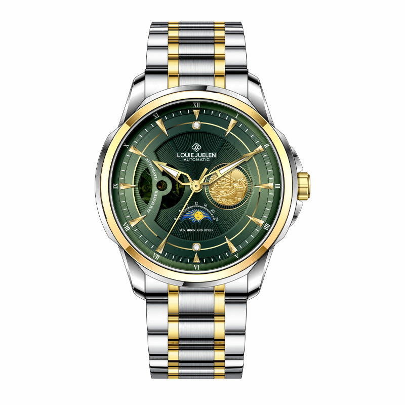 Sun, Moon and Stars Automatic Men's Mechanical Watch