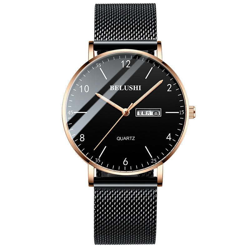 Fashion Leather Men's Watch Quartz Watch