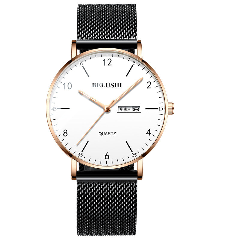Fashion Leather Men's Watch Quartz Watch