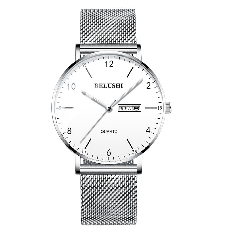 Fashion Leather Men's Watch Quartz Watch