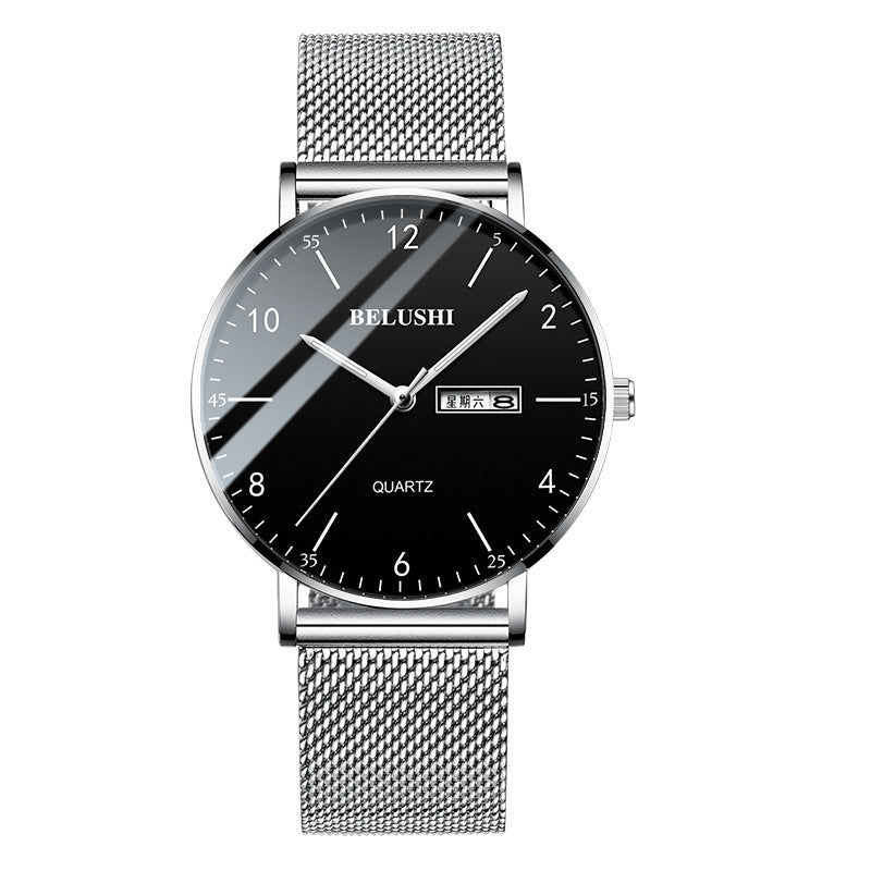 Fashion Leather Men's Watch Quartz Watch