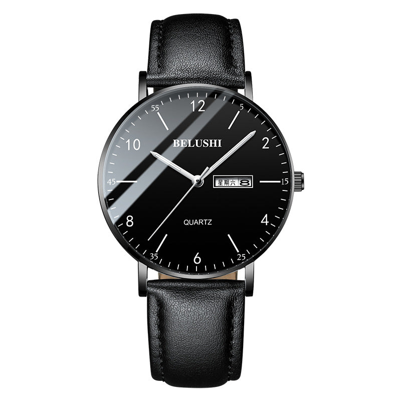 Fashion Leather Men's Watch Quartz Watch