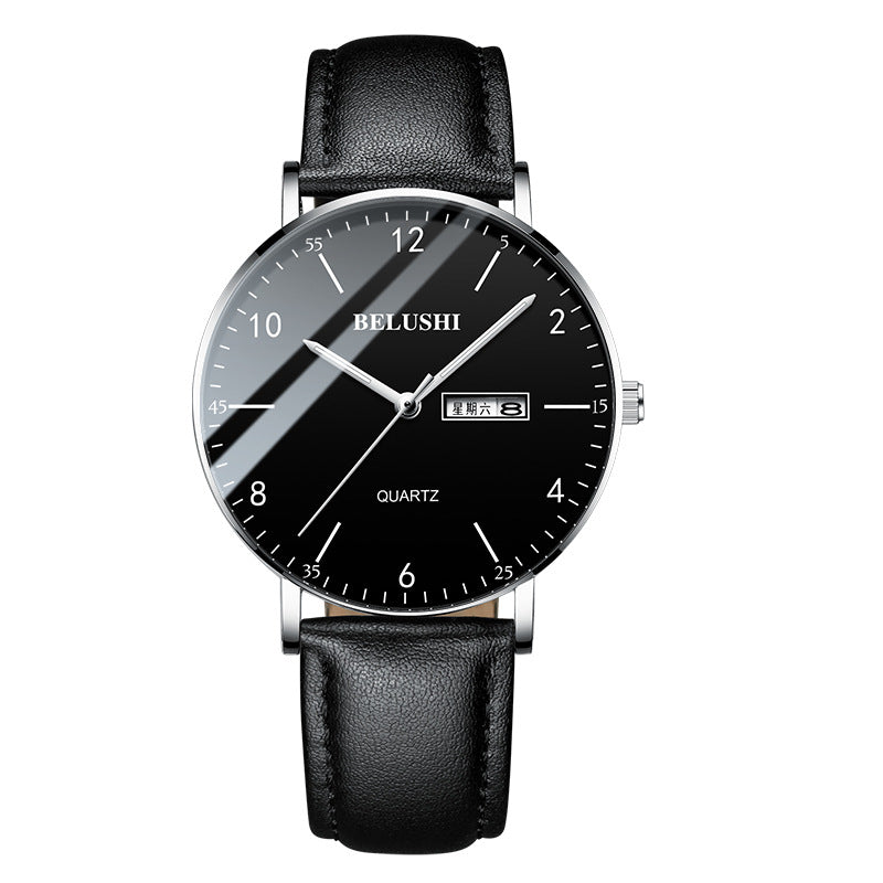 Fashion Leather Men's Watch Quartz Watch