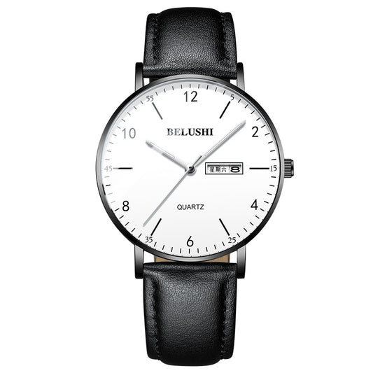 Fashion Leather Men's Watch Quartz Watch