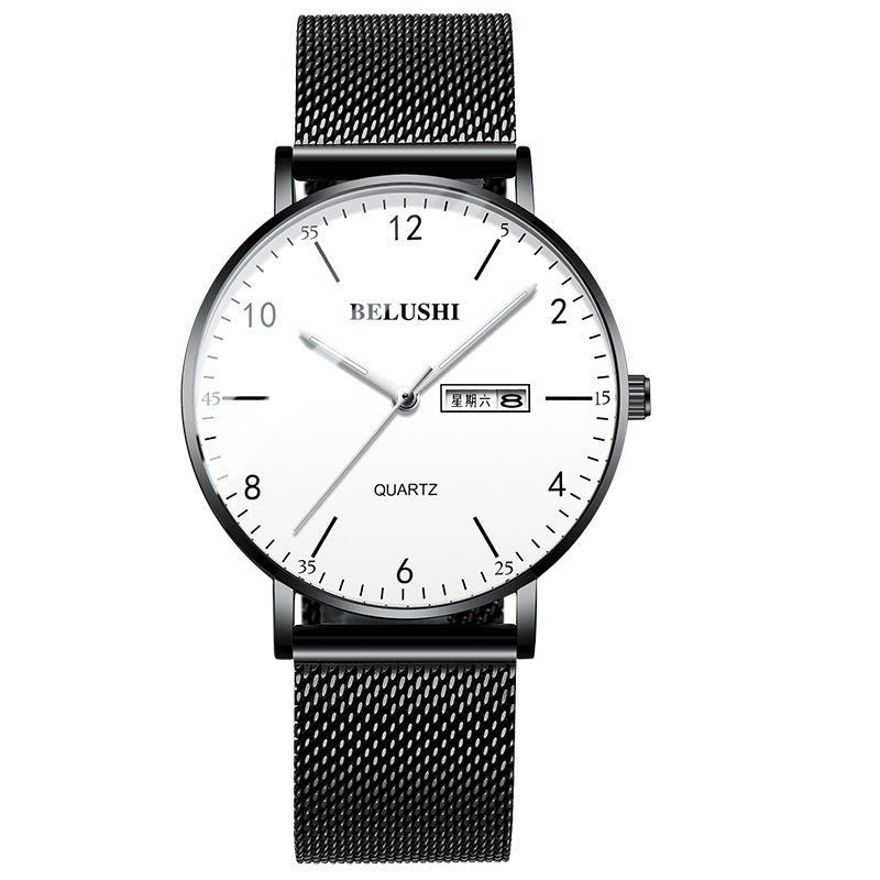 Fashion Leather Men's Watch Quartz Watch