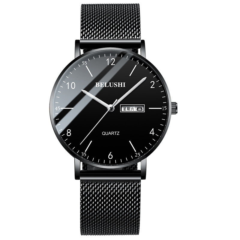 Fashion Leather Men's Watch Quartz Watch