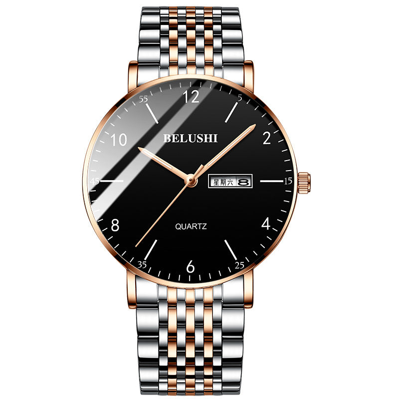 Fashion Leather Men's Watch Quartz Watch