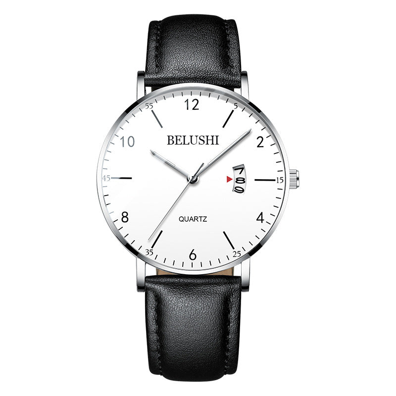 Black Simple Business Men's Quartz Watch