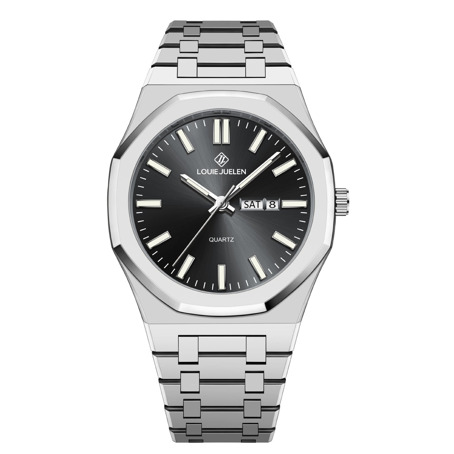 Quartz Watch Double Calendar Versatile Men's Business Watch