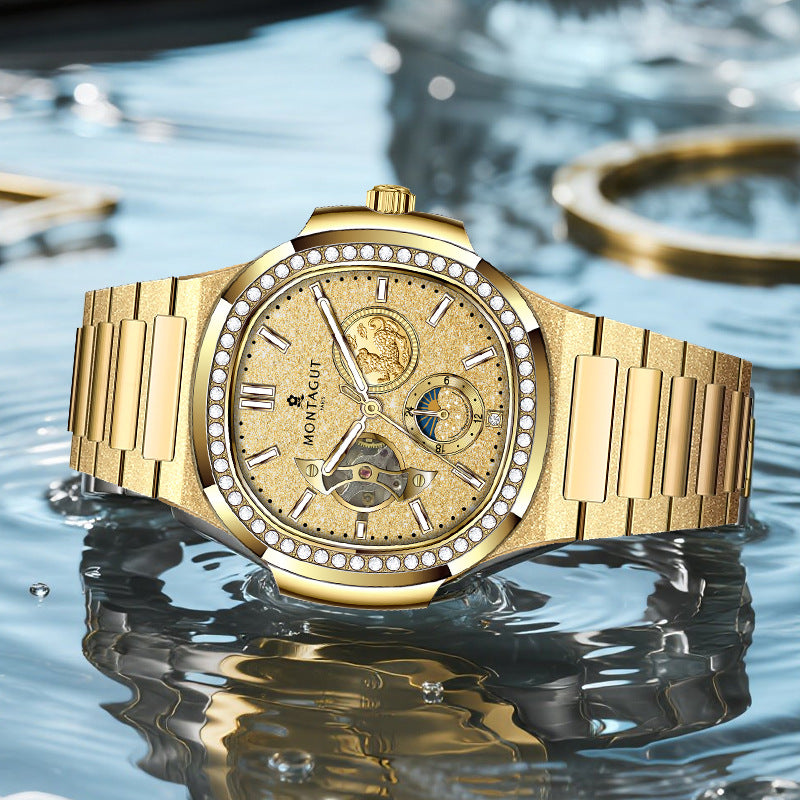 Men's Large Dial Business Mechanical Watch