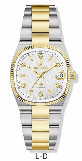 Couple Stainless Steel Quartz Watch Set