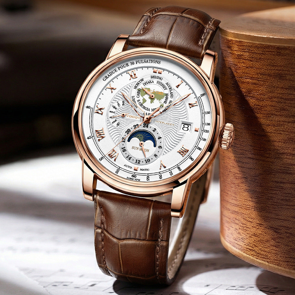 Navigator series men's business mechanical watch