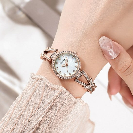 Ladies Diamond Embellished Quartz Watch