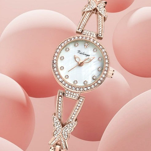 Ladies Diamond Embellished Quartz Watch