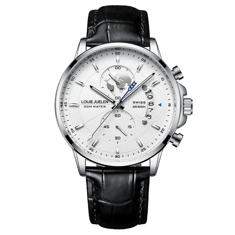 Men's Business Quartz Watch Casual Waterproof