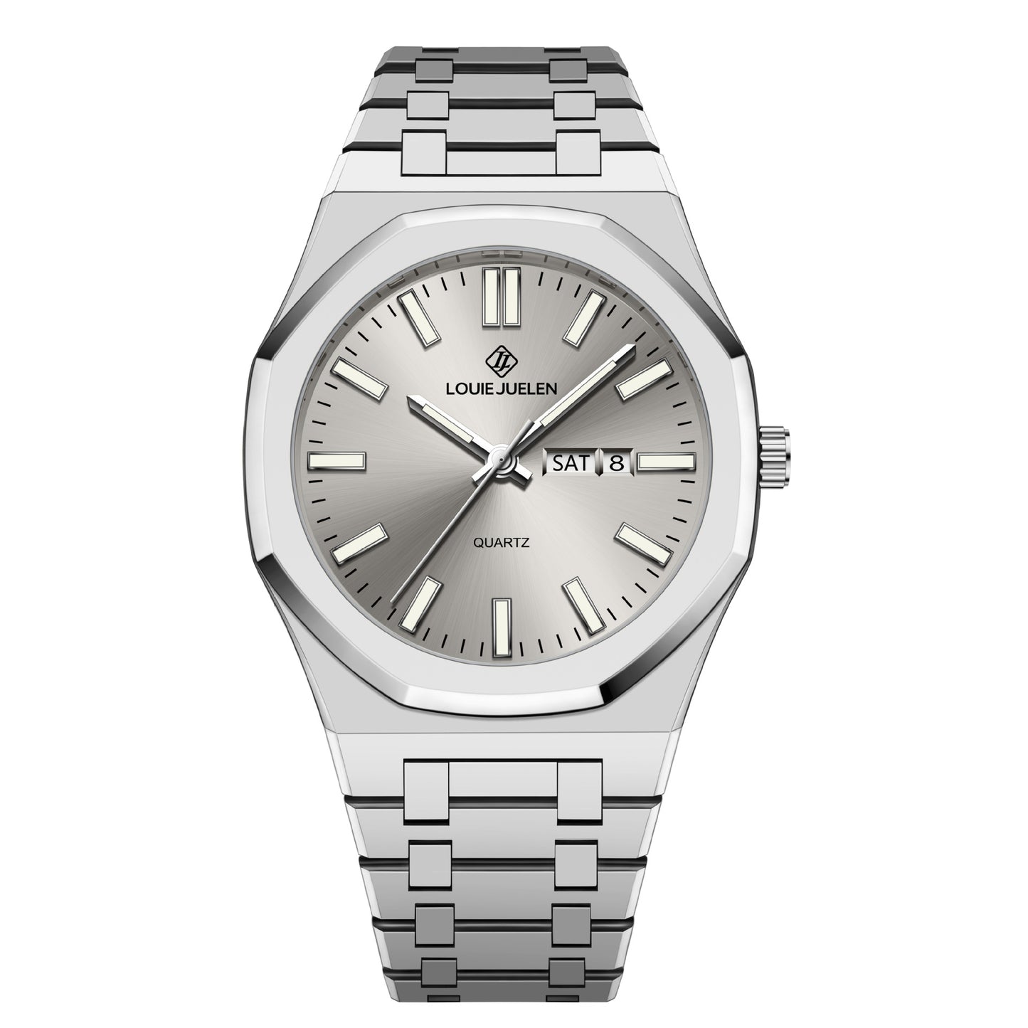 Quartz Watch Double Calendar Versatile Men's Business Watch