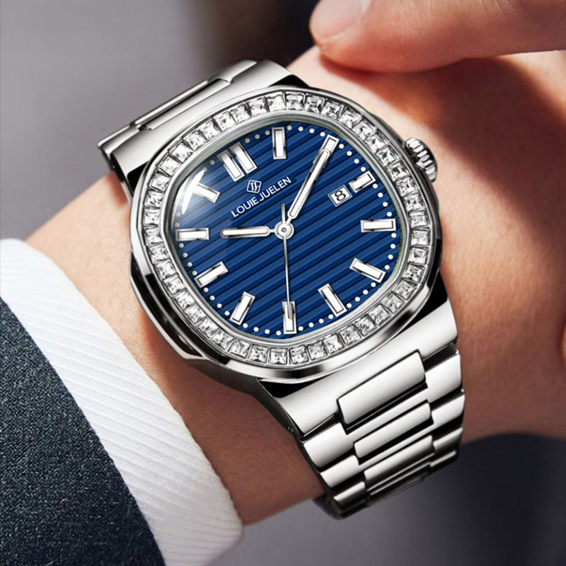 Men's Business Fashion Large Dial Quartz Watch
