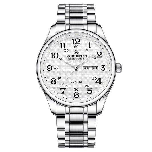Large character watch couple waterproof luminous calendar watch