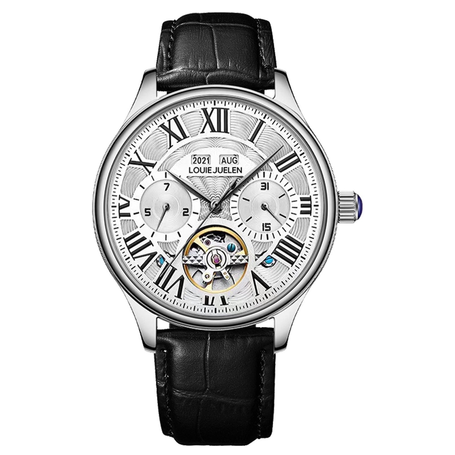 Monthly Calendar Display Men's Mechanical Watch