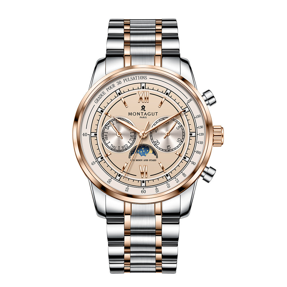 Men's automatic mechanical watch high-end business
