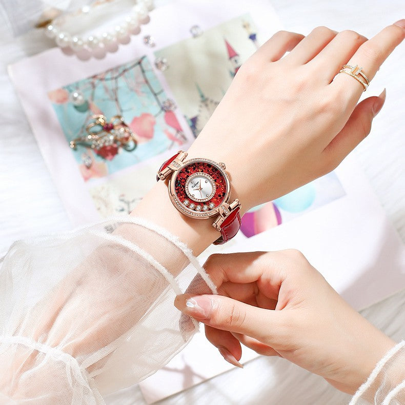 Diamond Women's Fashion Waterproof Quartz Watch