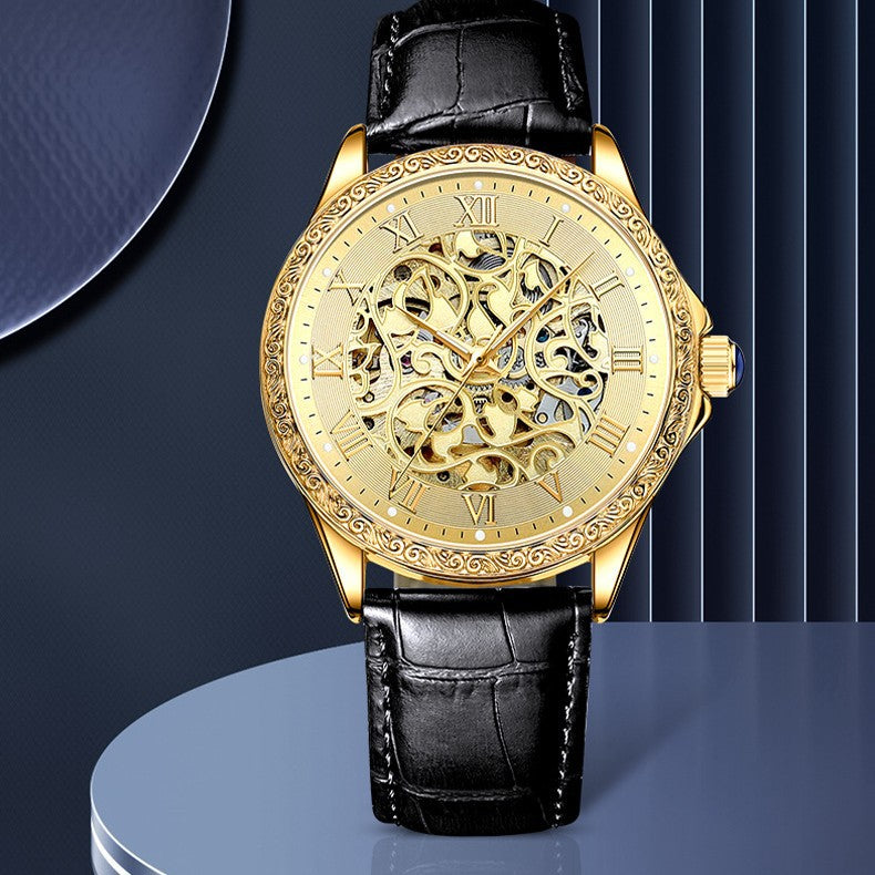 Men's Hollow Mechanical Watch Automatic Movement
