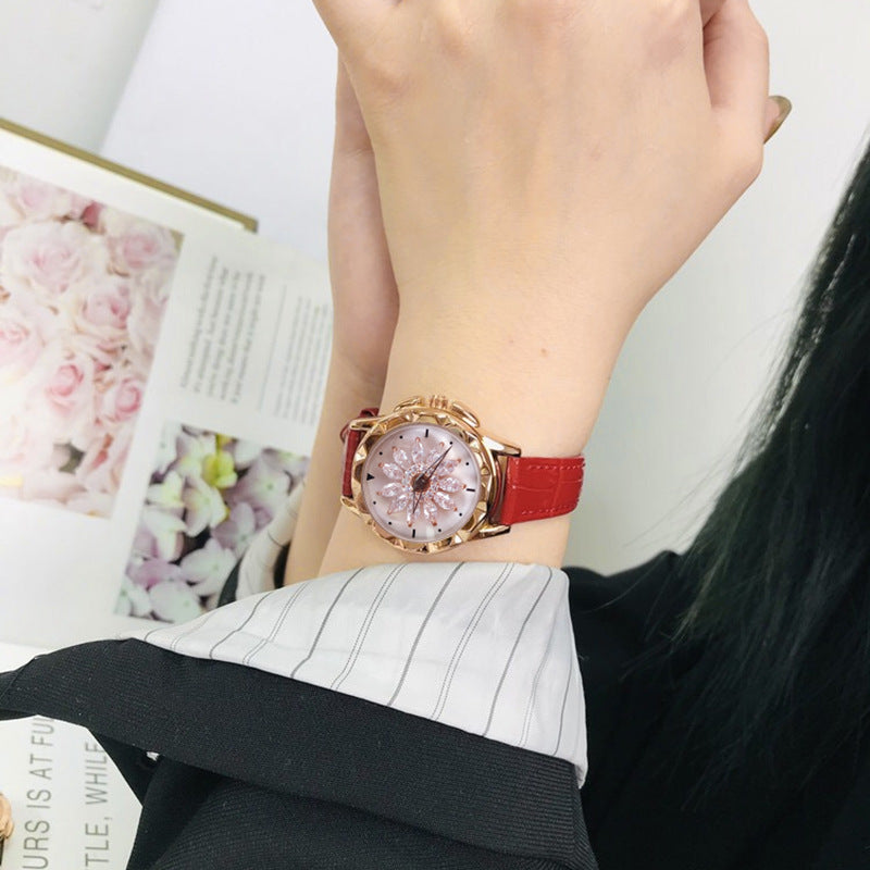 Simple women's watch niche light luxury high-end quartz watch