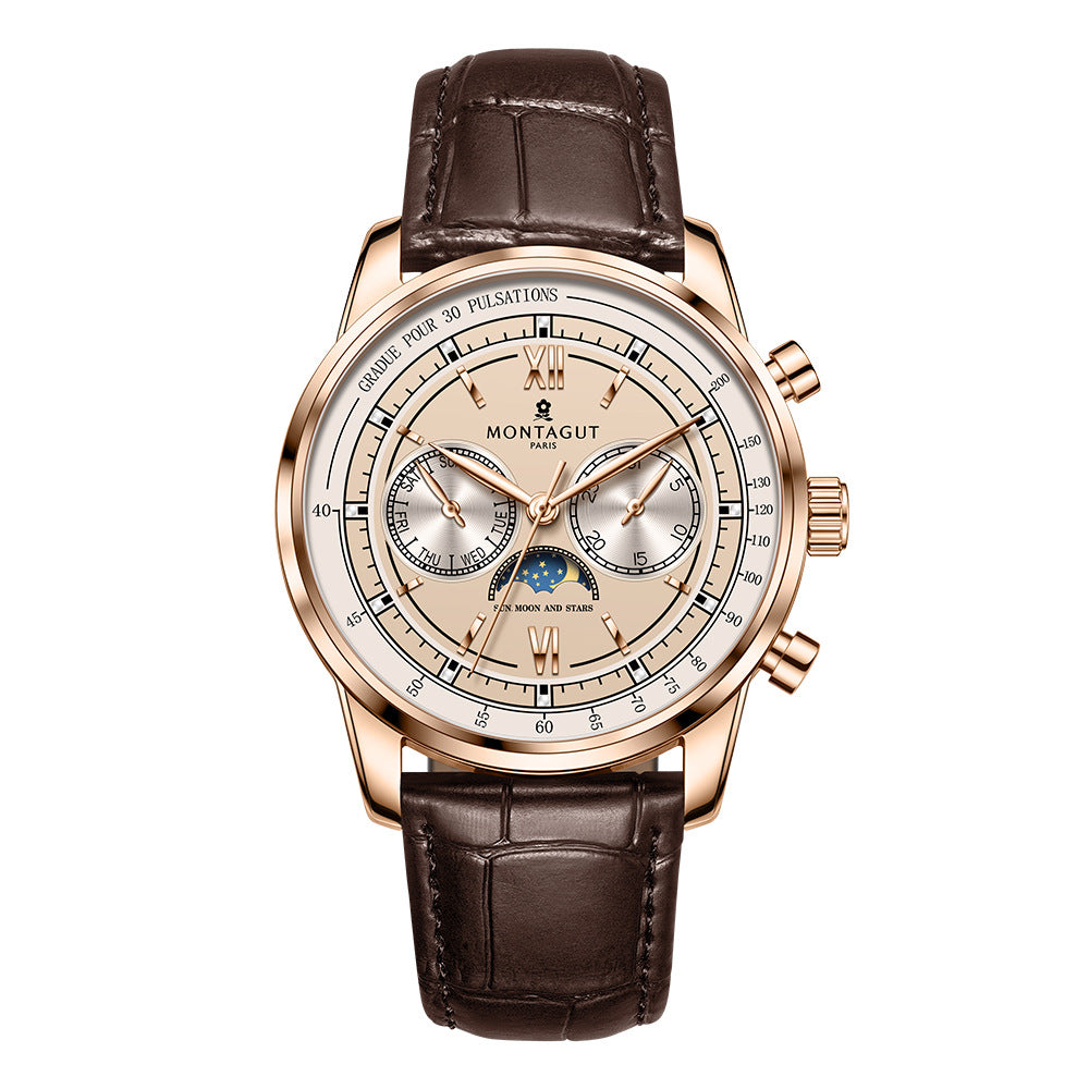Men's automatic mechanical watch high-end business