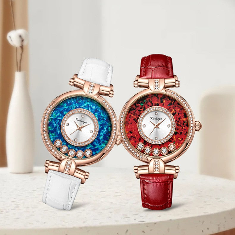 Diamond Women's Fashion Waterproof Quartz Watch