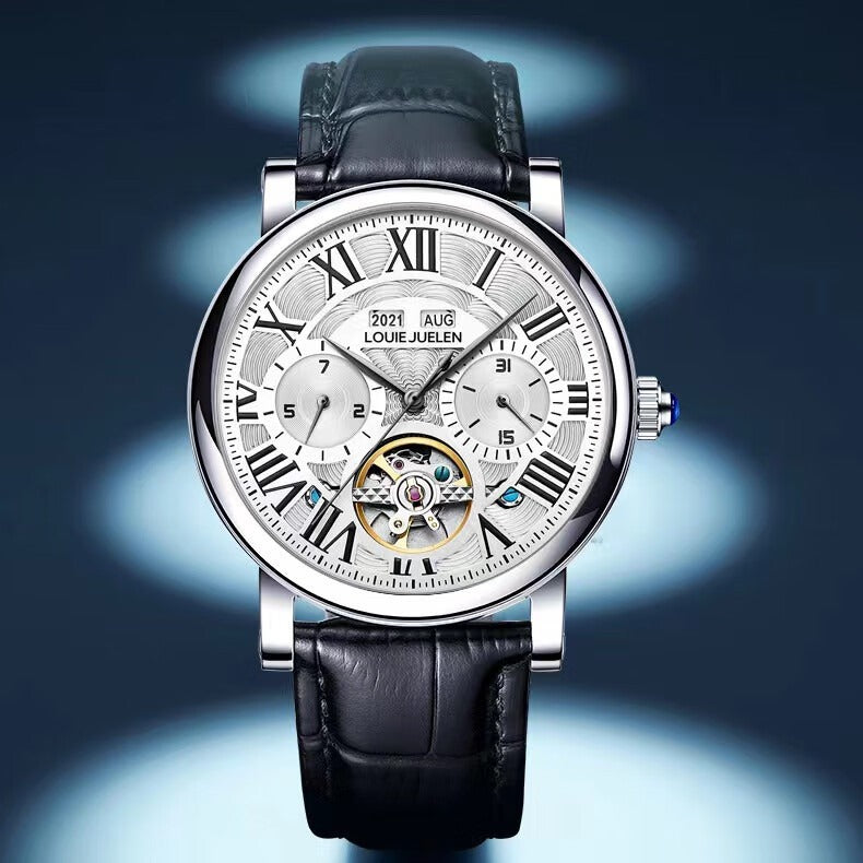 Monthly Calendar Display Men's Mechanical Watch