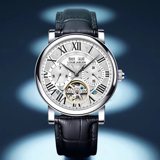 Monthly Calendar Display Men's Mechanical Watch