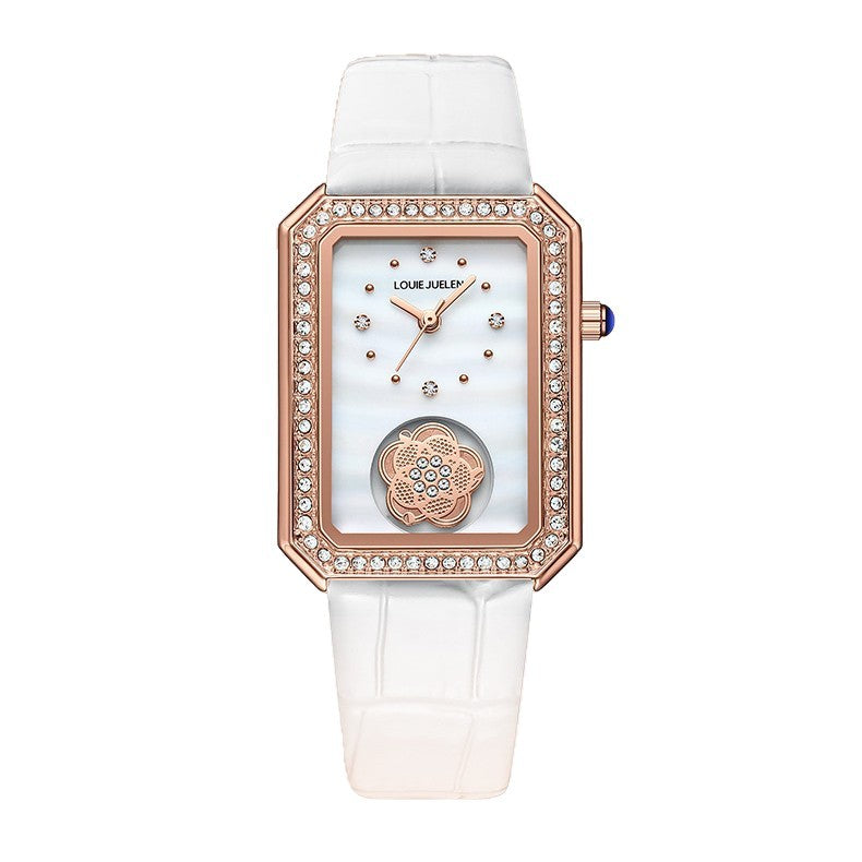 Fashion Versatile Women's Square Dial Quartz Watch