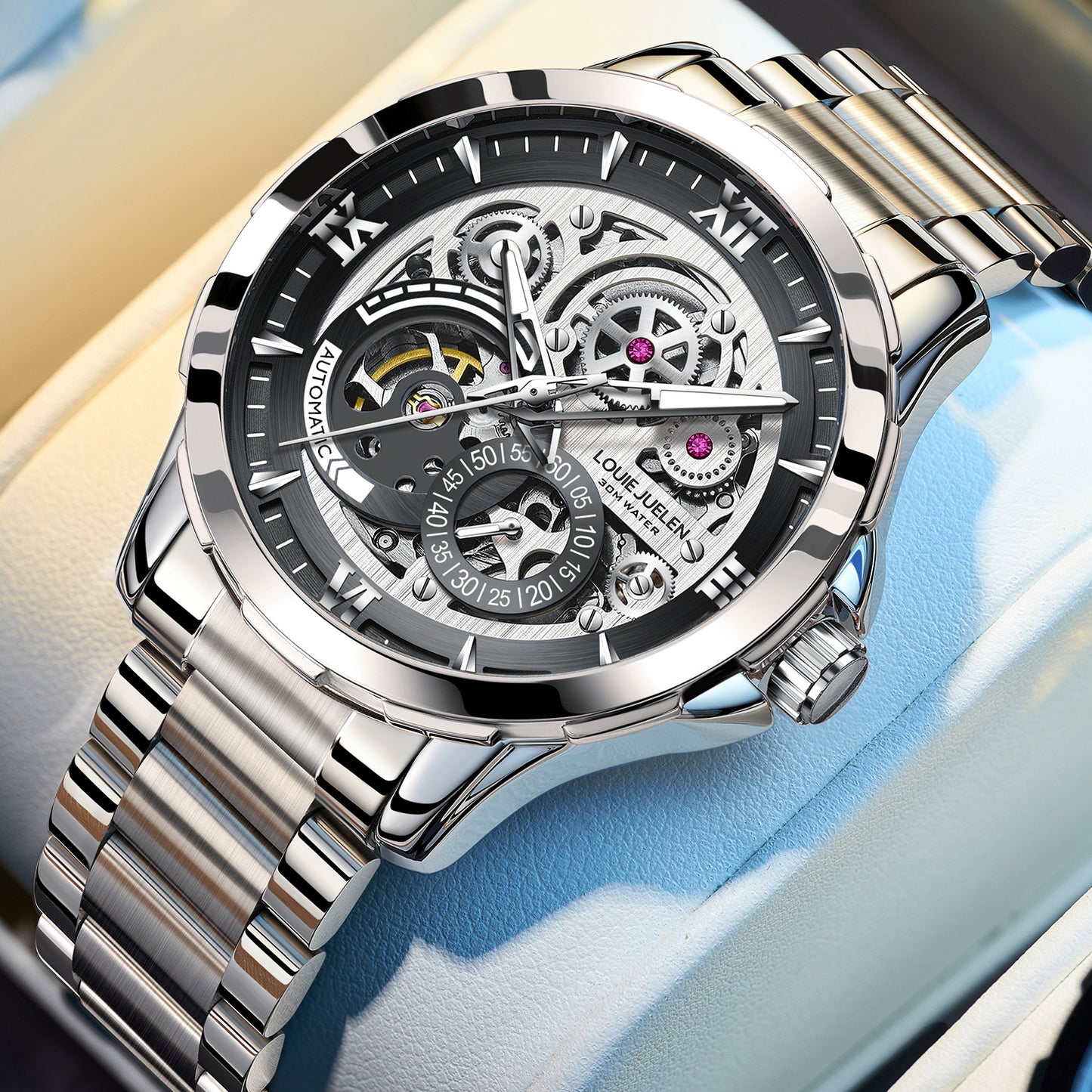 Mechanical hollow automatic watch men's watch