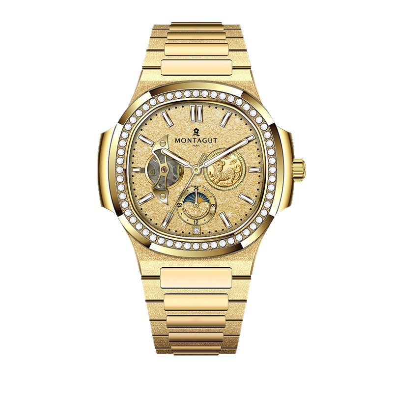 Men's Large Dial Business Mechanical Watch