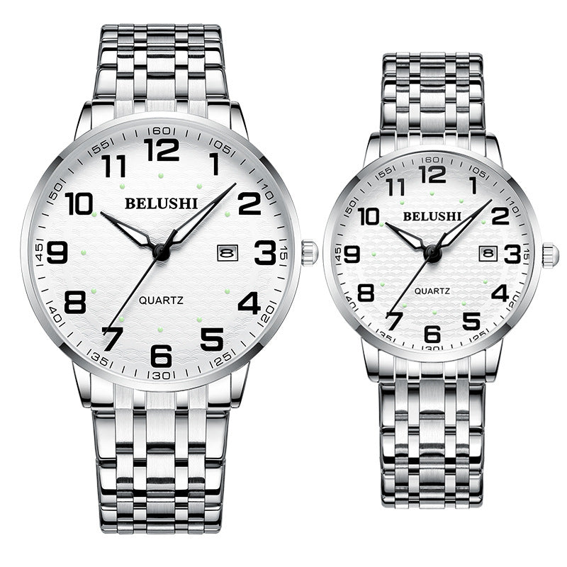 New couple watch luminous quartz watch