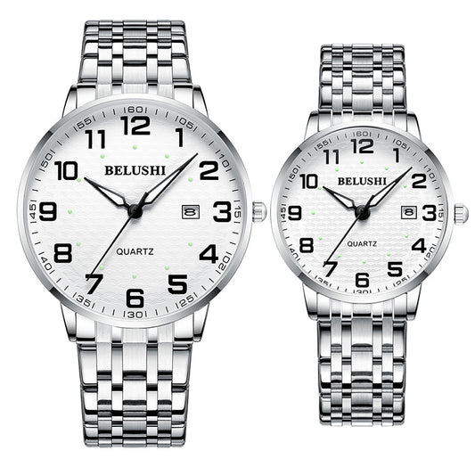 New couple watch luminous quartz watch