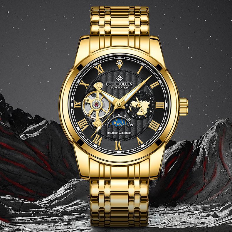 Multifunctional mechanical watch, waterproof and high-end