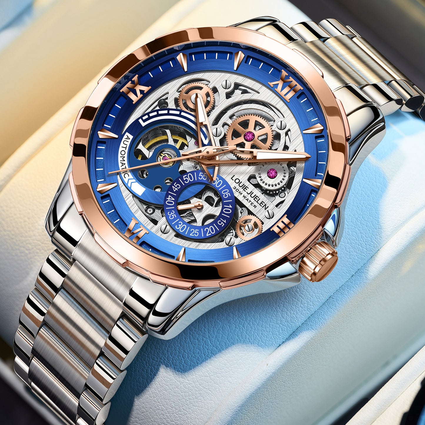 Mechanical hollow automatic watch men's watch