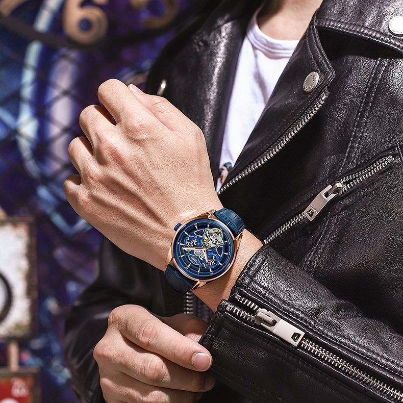 Men's Personalized Spaceship Series Fully Automatic Mechanical Watch