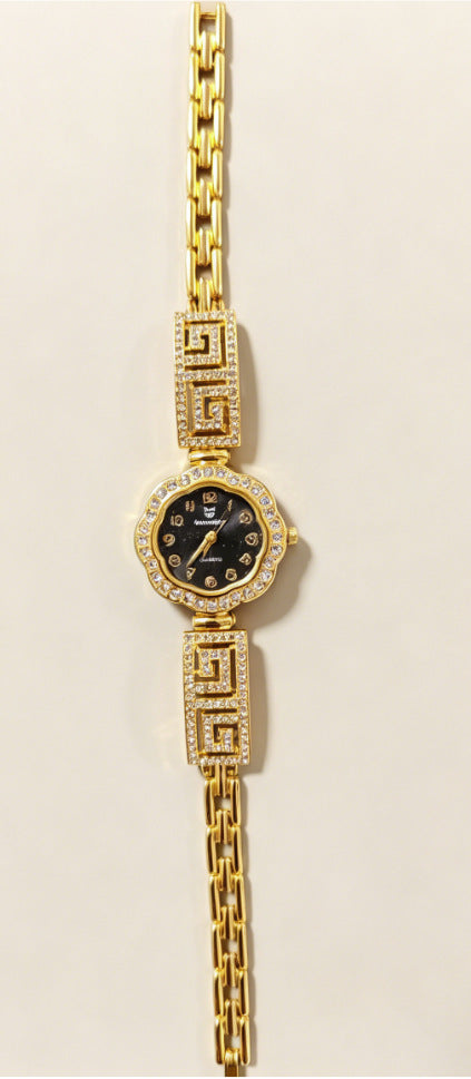 Women's Clover Charm Bracelet Quartz Watch