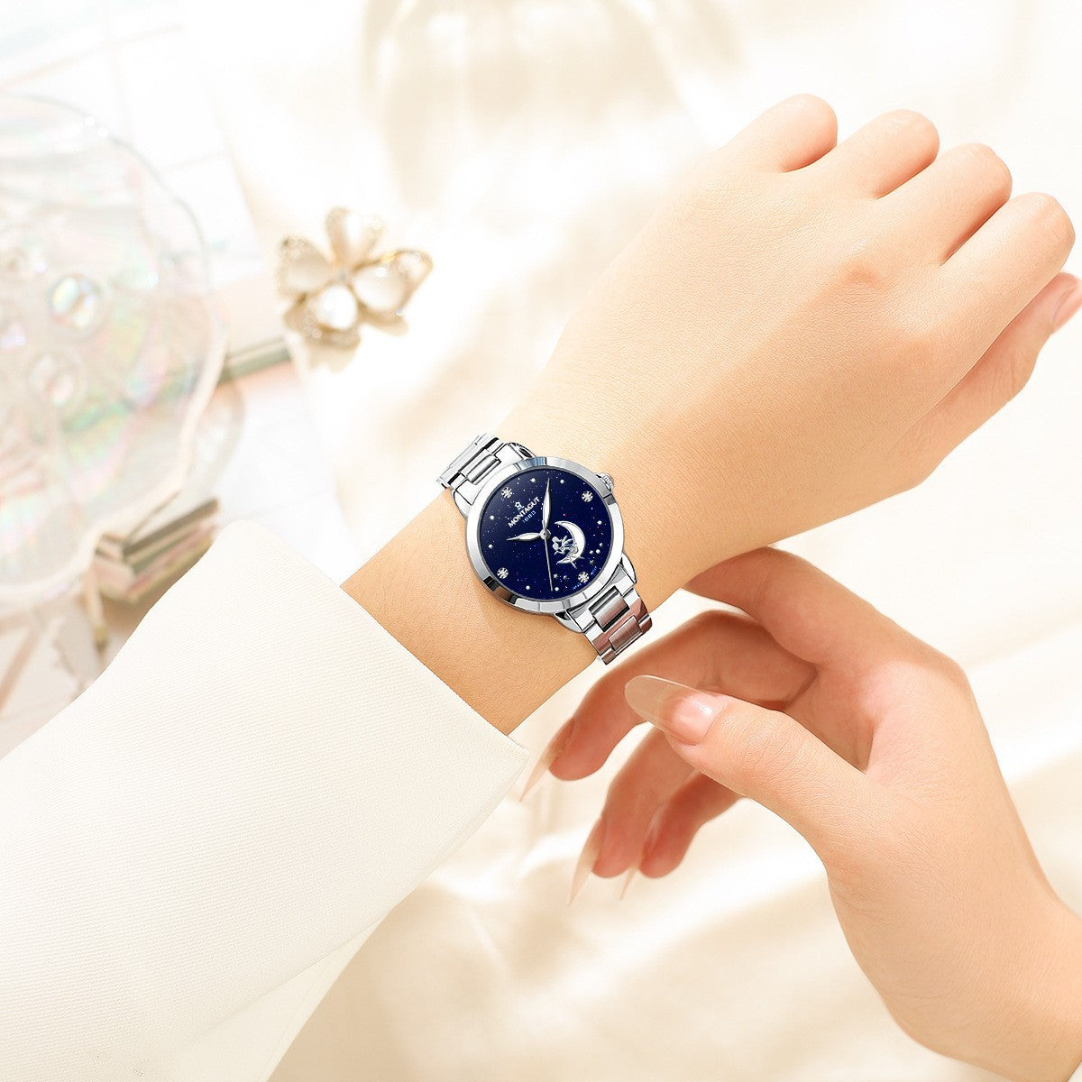Starry Sky Watch Bright Astrolabe Quartz Women's Watch