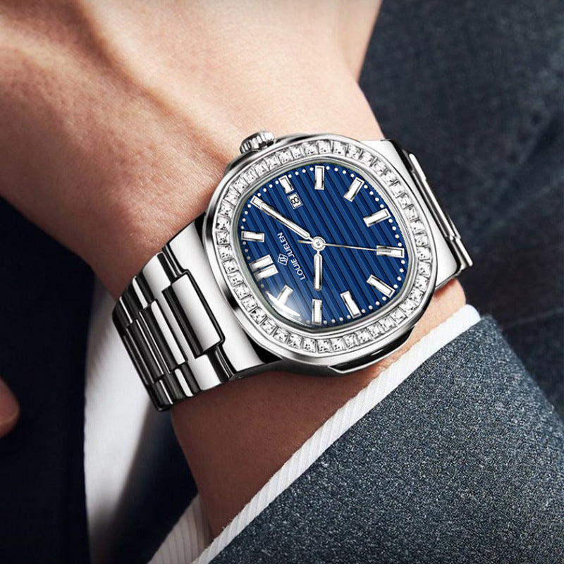Men's Business Fashion Large Dial Quartz Watch