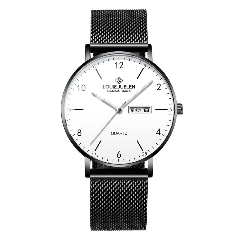 Fashion Leather Men's Watch Quartz Watch