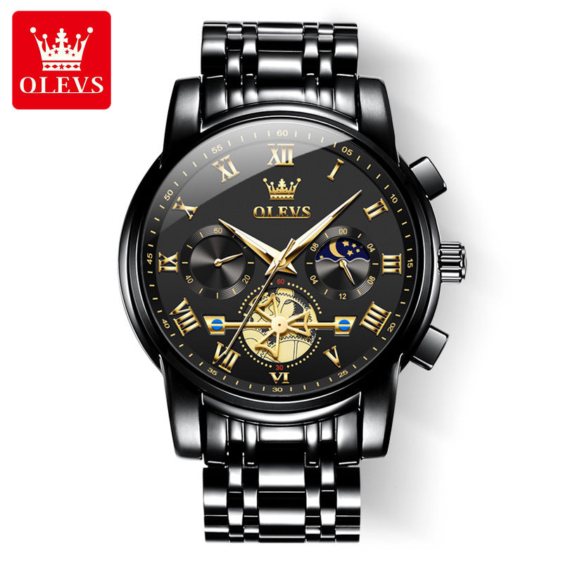 Men's Multifunction Luminous Quartz Watch