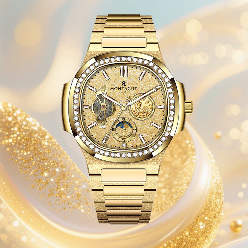 Men's Large Dial Business Mechanical Watch